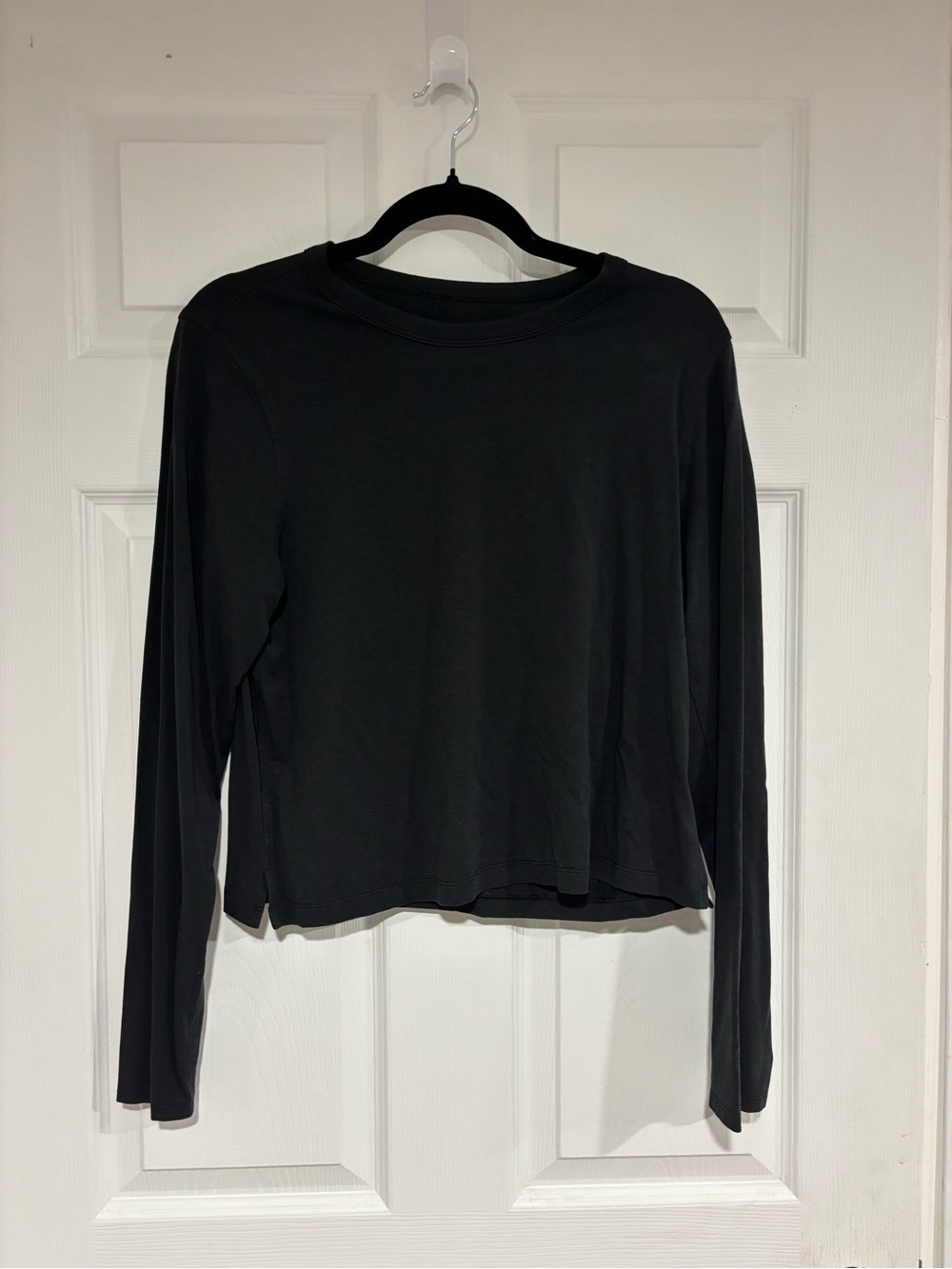 lululemon athletica Black Long Sleeve Crew Tee